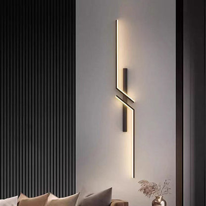 Minimalist Linear Hardware Aluminum LED Wall Sconce Lamp