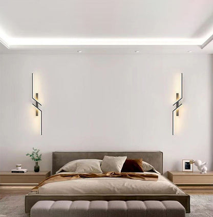 Minimalist Linear Hardware Aluminum LED Wall Sconce Lamp