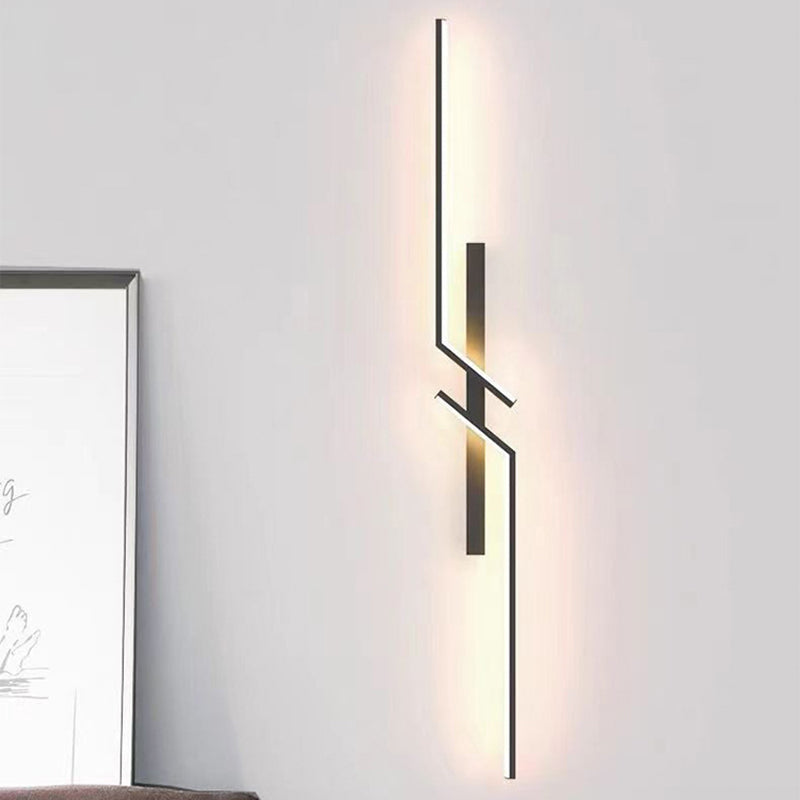 Minimalist Linear Hardware Aluminum LED Wall Sconce Lamp