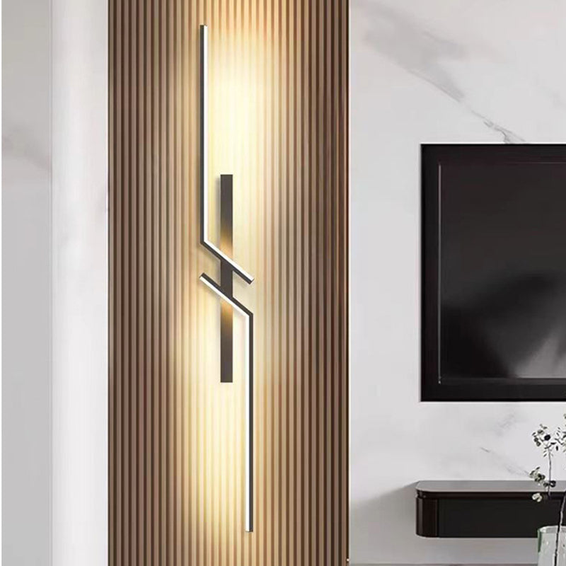 Minimalist Linear Hardware Aluminum LED Wall Sconce Lamp