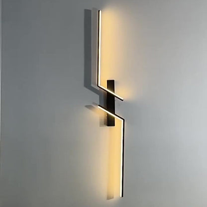Minimalist Linear Hardware Aluminum LED Wall Sconce Lamp