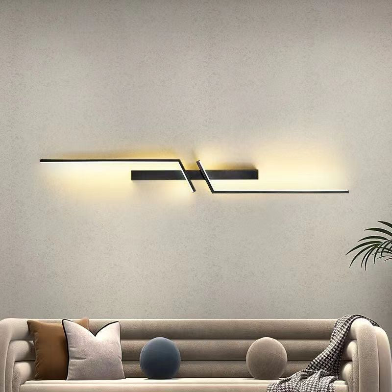 Minimalist Linear Hardware Aluminum LED Wall Sconce Lamp