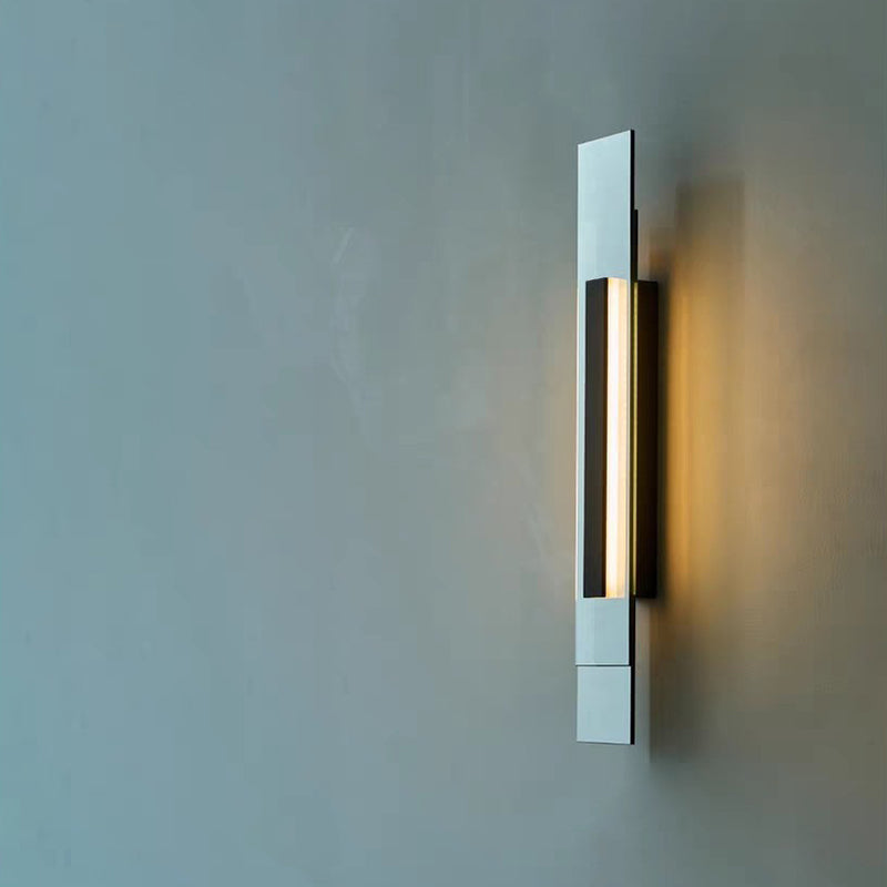 Interlaced Rectangular Iron Glass LED Wall Sconce Lamp