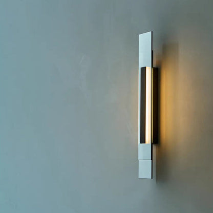 Interlaced Rectangular Iron Glass LED Wall Sconce Lamp