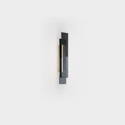 Interlaced Rectangular Iron Glass LED Wall Sconce Lamp