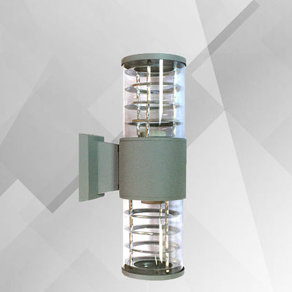 Waterproof Aluminum Glass Linear 2-Light Wall Sconce Lamp