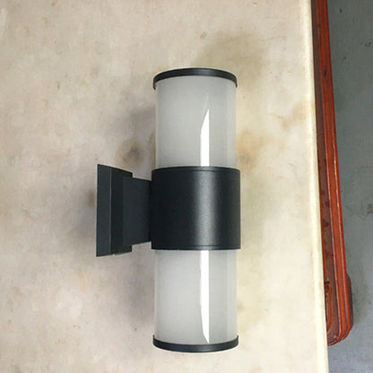 Waterproof Aluminum Glass Linear 2-Light Wall Sconce Lamp