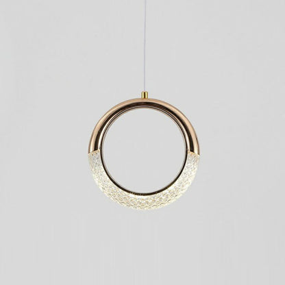 Minimalist PVC Metal Acrylic Moon LED Wall Sconce Lamp