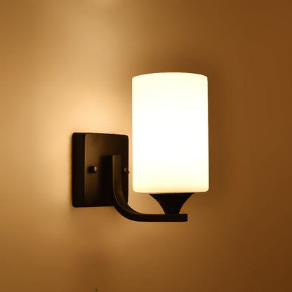 Minimalist Iron Glass Linear 1/2 Light Wall Sconce Lamp