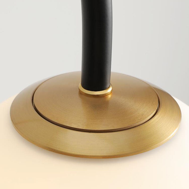 Scandinavian Iron Glass Long Stick 1-Light Wall Sconce Lamp