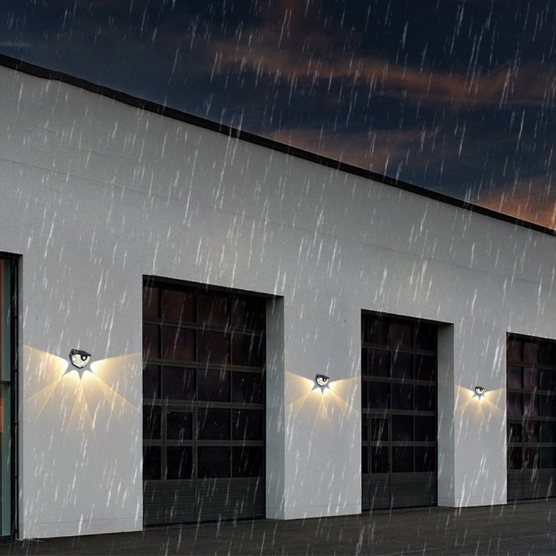 Deco Solar ABS PC Semicircle LED Wall Sconce Lamp