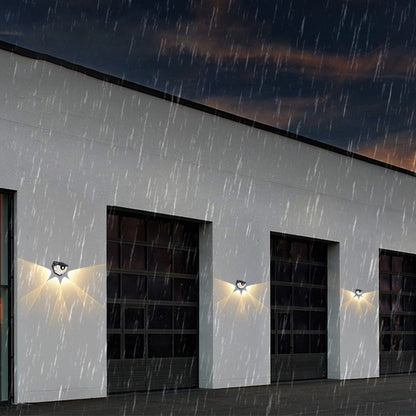Deco Solar ABS PC Semicircle LED Wall Sconce Lamp