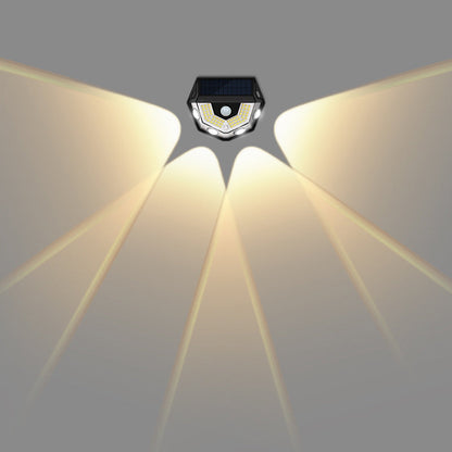Deco Solar ABS PC Semicircle LED Wall Sconce Lamp