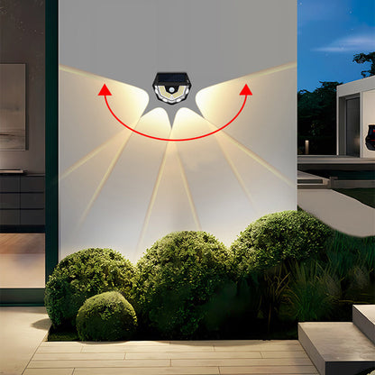 Deco Solar ABS PC Semicircle LED Wall Sconce Lamp