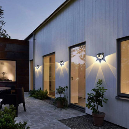 Deco Solar ABS PC Semicircle LED Wall Sconce Lamp