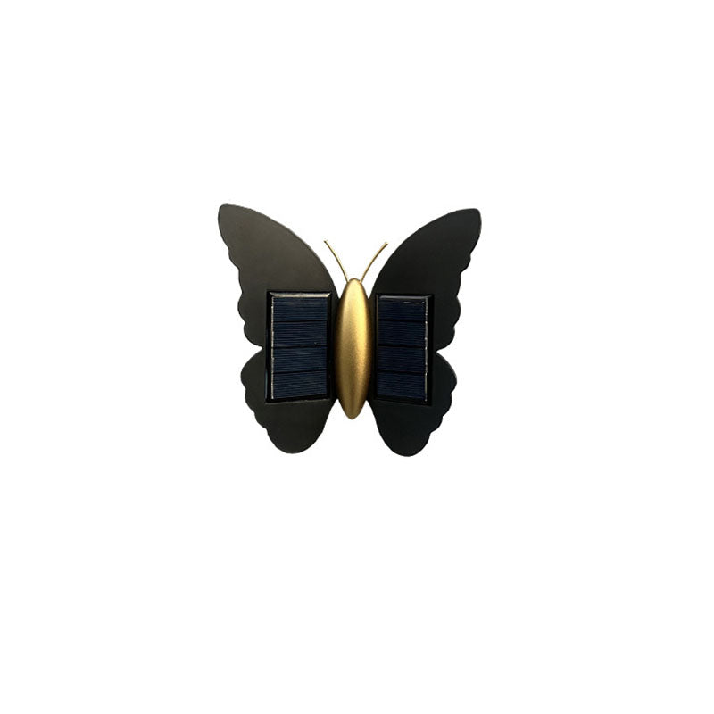 Deco Solar ABS Plastic Butterfly LED Wall Sconce Lamp