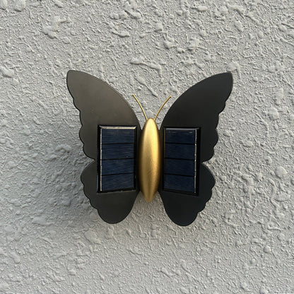 Deco Solar ABS Plastic Butterfly LED Wall Sconce Lamp