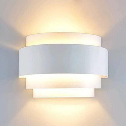 Modern Minimalist Iron Semicircle 1-Light Wall Sconce Lamp