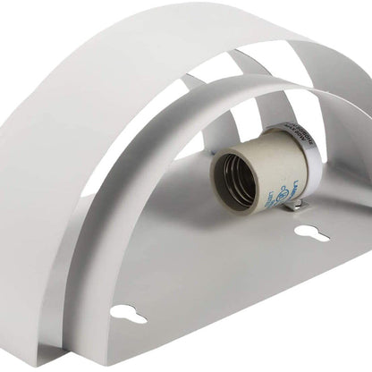 Modern Minimalist Iron Semicircle 1-Light Wall Sconce Lamp