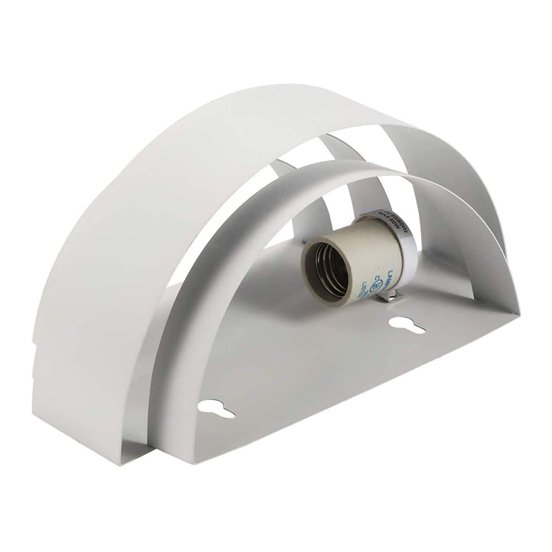 Modern Minimalist Iron Semicircle 1-Light Wall Sconce Lamp