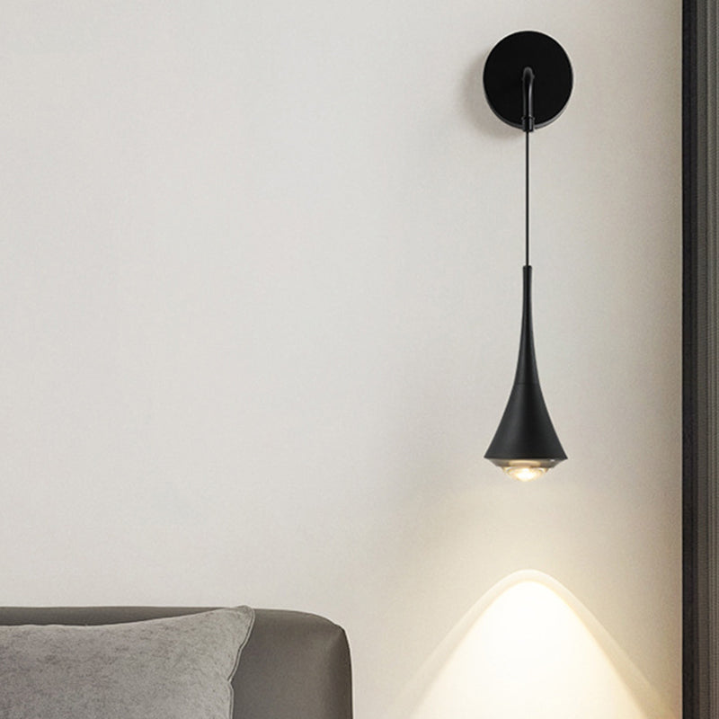 Scandinavian Aluminum Iron Linear LED Wall Sconce Lamp