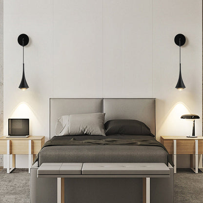 Scandinavian Aluminum Iron Linear LED Wall Sconce Lamp