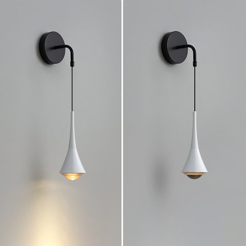 Scandinavian Aluminum Iron Linear LED Wall Sconce Lamp