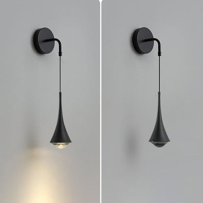 Scandinavian Aluminum Iron Linear LED Wall Sconce Lamp
