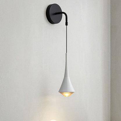 Scandinavian Aluminum Iron Linear LED Wall Sconce Lamp
