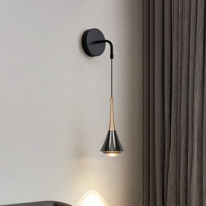 Scandinavian Aluminum Iron Linear LED Wall Sconce Lamp