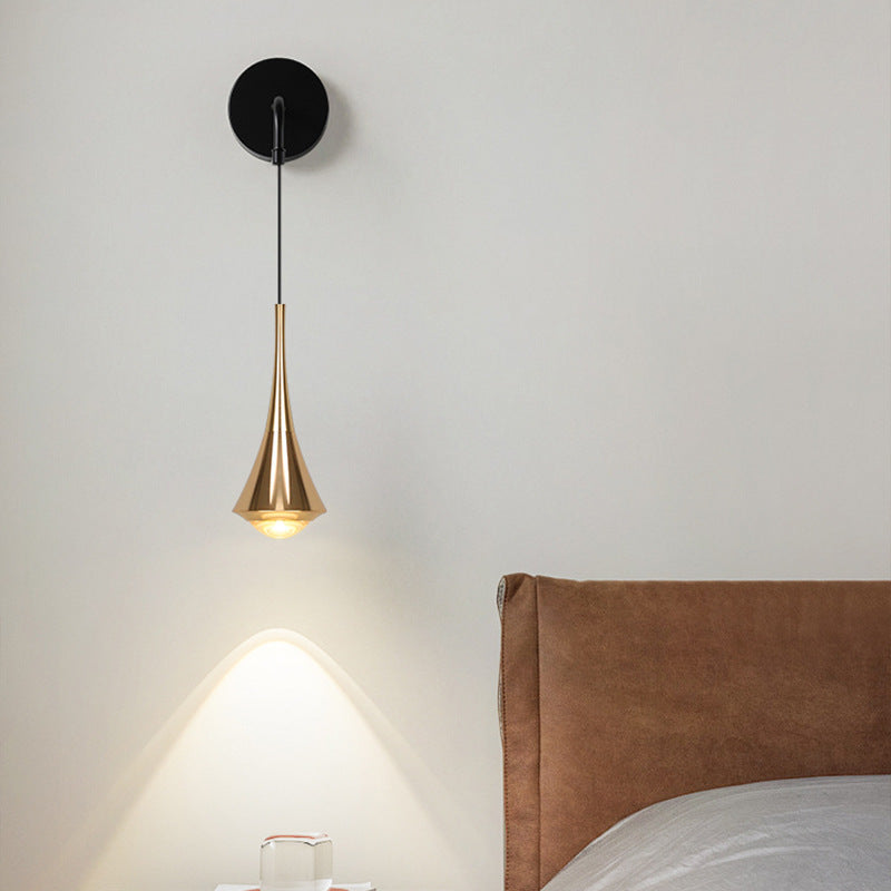 Scandinavian Aluminum Iron Linear LED Wall Sconce Lamp