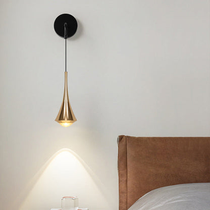 Scandinavian Aluminum Iron Linear LED Wall Sconce Lamp