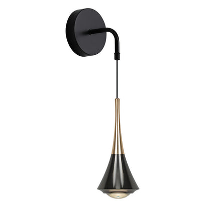 Scandinavian Aluminum Iron Linear LED Wall Sconce Lamp