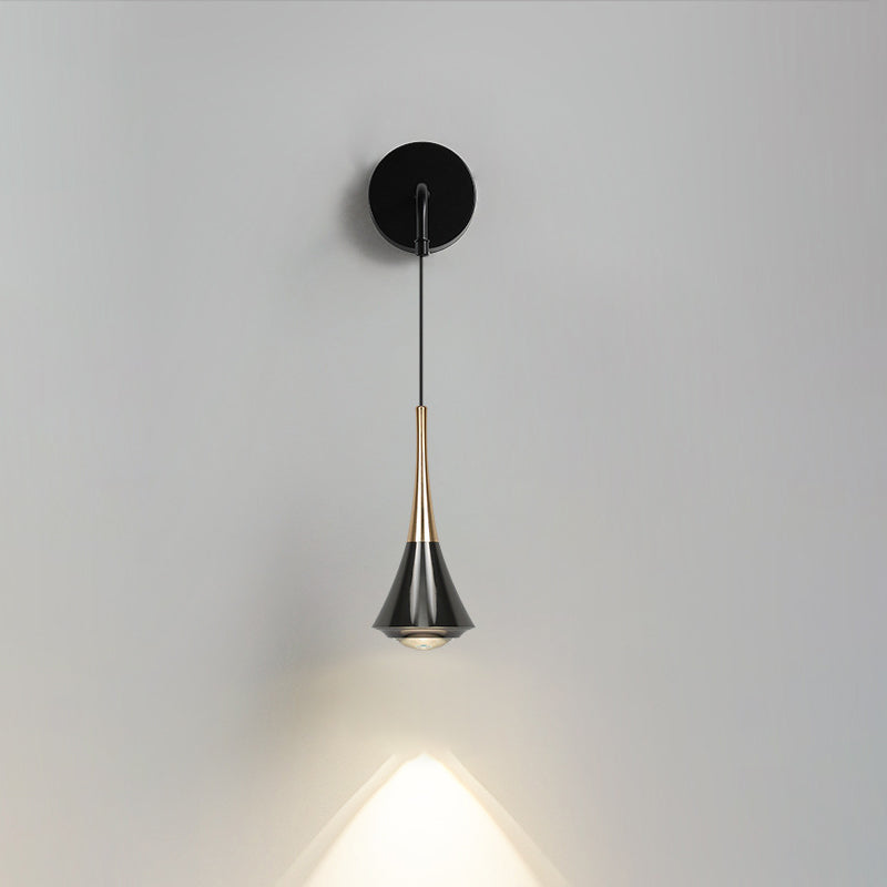 Scandinavian Aluminum Iron Linear LED Wall Sconce Lamp