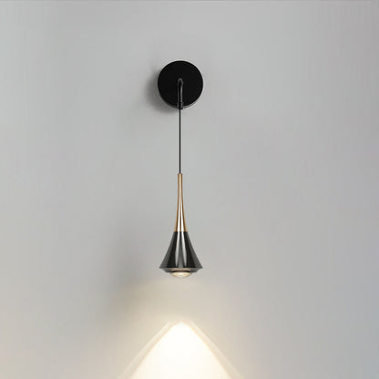 Scandinavian Aluminum Iron Linear LED Wall Sconce Lamp