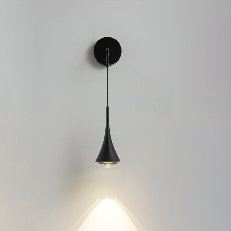 Scandinavian Aluminum Iron Linear LED Wall Sconce Lamp