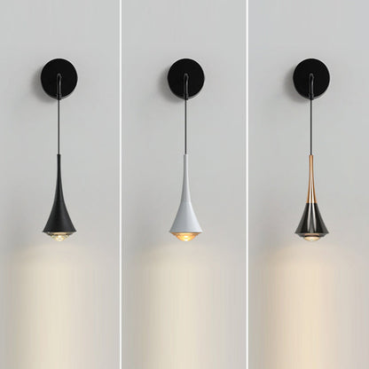 Scandinavian Aluminum Iron Linear LED Wall Sconce Lamp