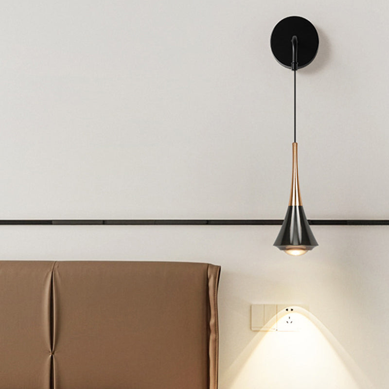 Scandinavian Aluminum Iron Linear LED Wall Sconce Lamp
