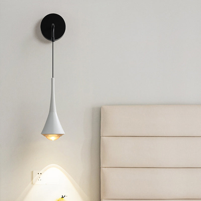Scandinavian Aluminum Iron Linear LED Wall Sconce Lamp
