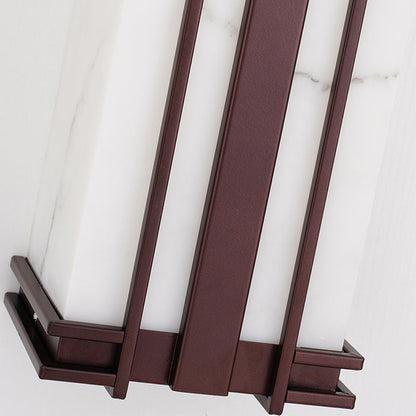 Chinese Marble Pattern Linear LED Wall Sconce Lamp
