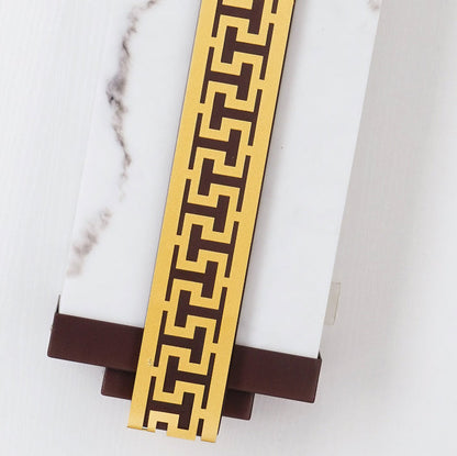 Chinese Marble Pattern Linear LED Wall Sconce Lamp