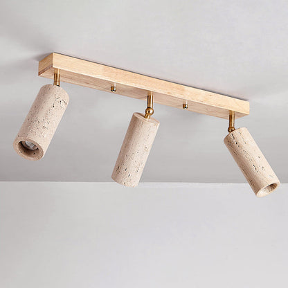 Contemporary Wood Ceiling Light