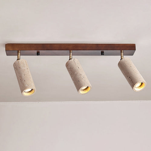 Contemporary Wood Ceiling Light
