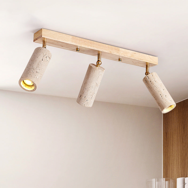 Contemporary Wood Ceiling Light
