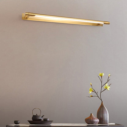 Iron Acrylic Linear LED Vanity Light Wall Sconce Lamp