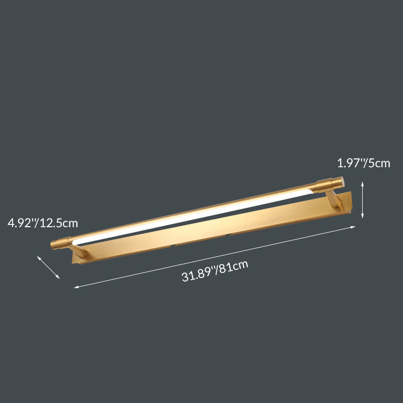 Iron Acrylic Linear LED Vanity Light Wall Sconce Lamp