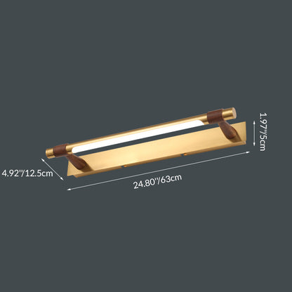 Iron Acrylic Linear LED Vanity Light Wall Sconce Lamp