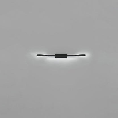 One Long Silicone Iron Aluminum LED Wall Sconce Lamp