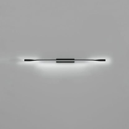 One Long Silicone Iron Aluminum LED Wall Sconce Lamp