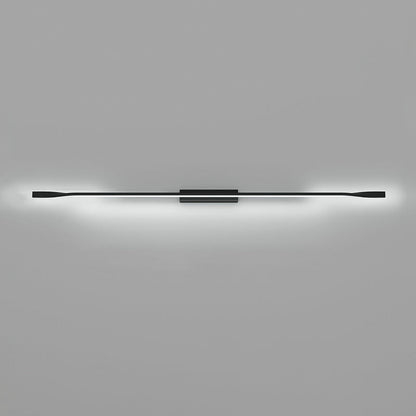One Long Silicone Iron Aluminum LED Wall Sconce Lamp